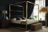 Hoxton Four Poster Bed - Black