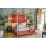 Hoxton Four Poster Bed - Coral